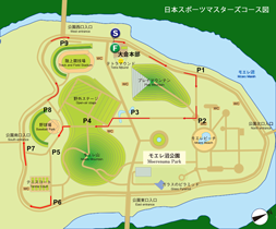 日本スポーツマスターズコース図